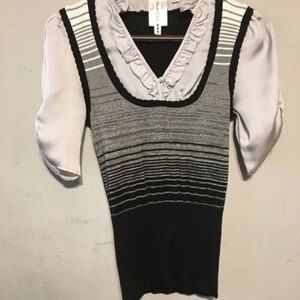 Heart Soul Knit Blouse Size Small